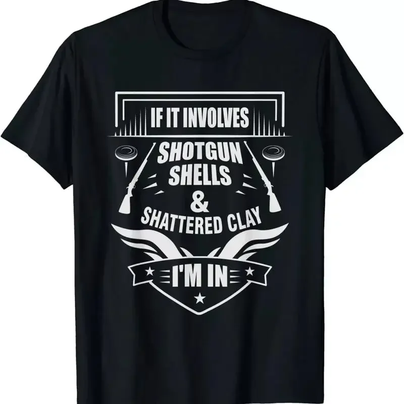 Pull Bang Repeat Funny Trap Skeet Shooting Clay Pigeon T Shirt