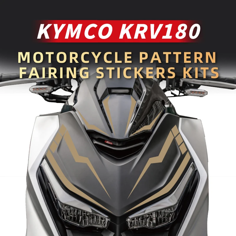 Use For KYMCO KRV180 Motorcycle Head Area Decals Line Printing Stickers Kits Motor Bike Accessories Decoration And Refit