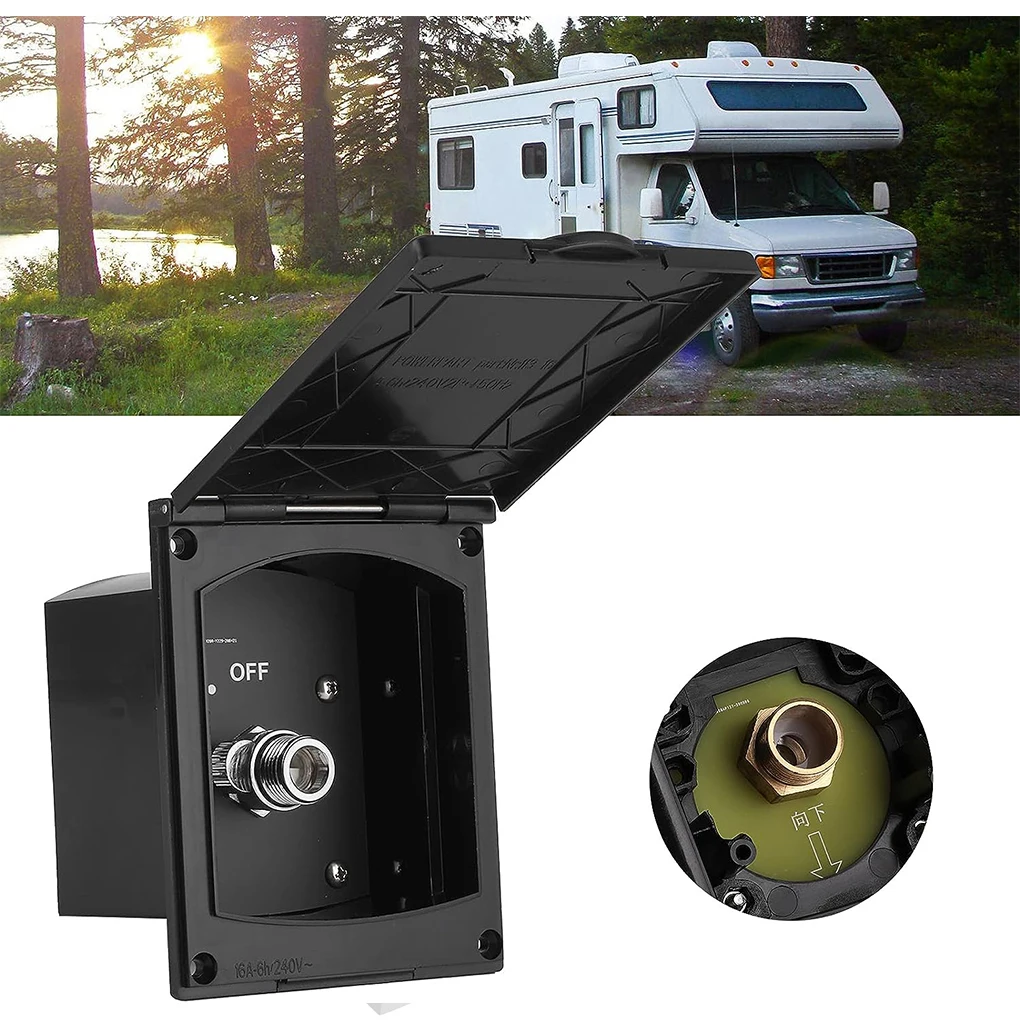 Durable Compatibility And Easy Installation And Maintenance With Corrosion Resistant RV Exterior black