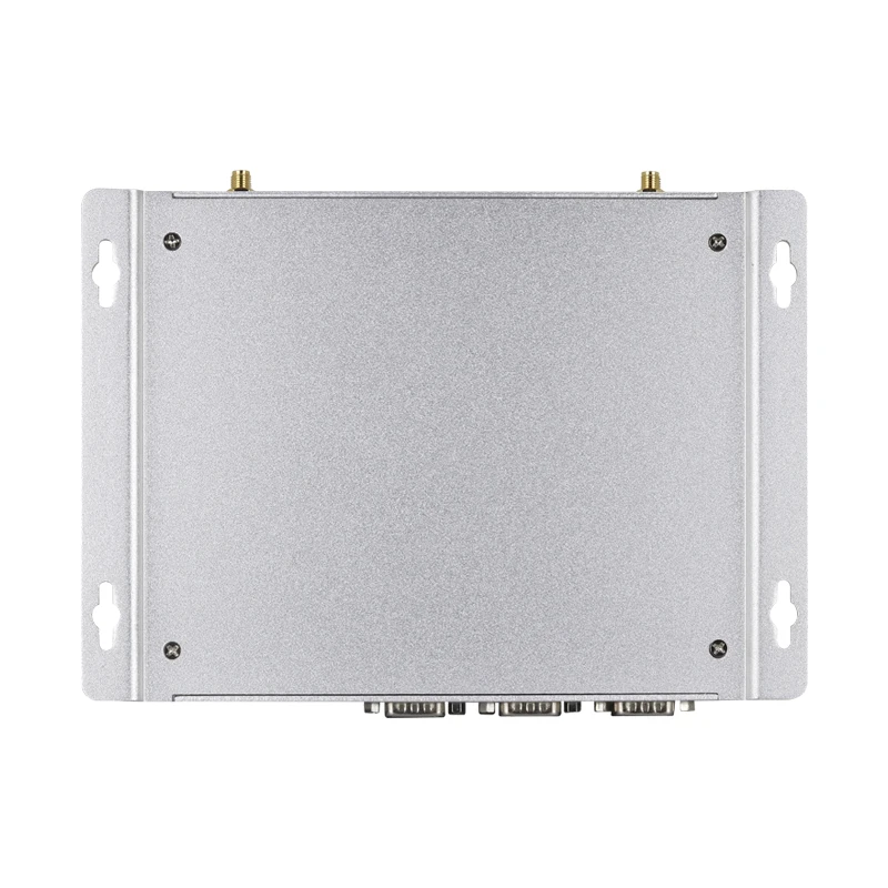 2LAN6COM Mini PC industriel avec R2 i5 8550U/i5-8250U touristes DDR4 2 * RS485/232/422 Support10/11 Linux Pfense Fanless Computer