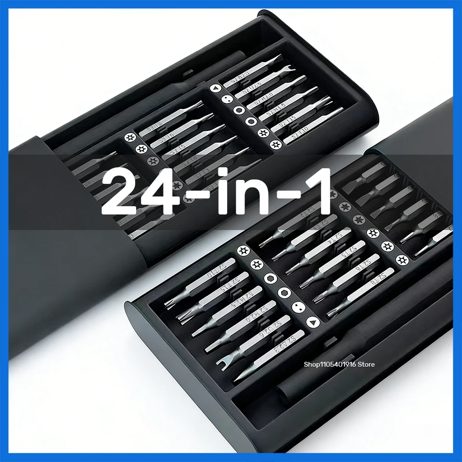 24 in 1 Magnetic Screwdriver Set Tool Professional Smart Home Phone Computer Glasses Precision Screwdriver Kit Head Repair Tool