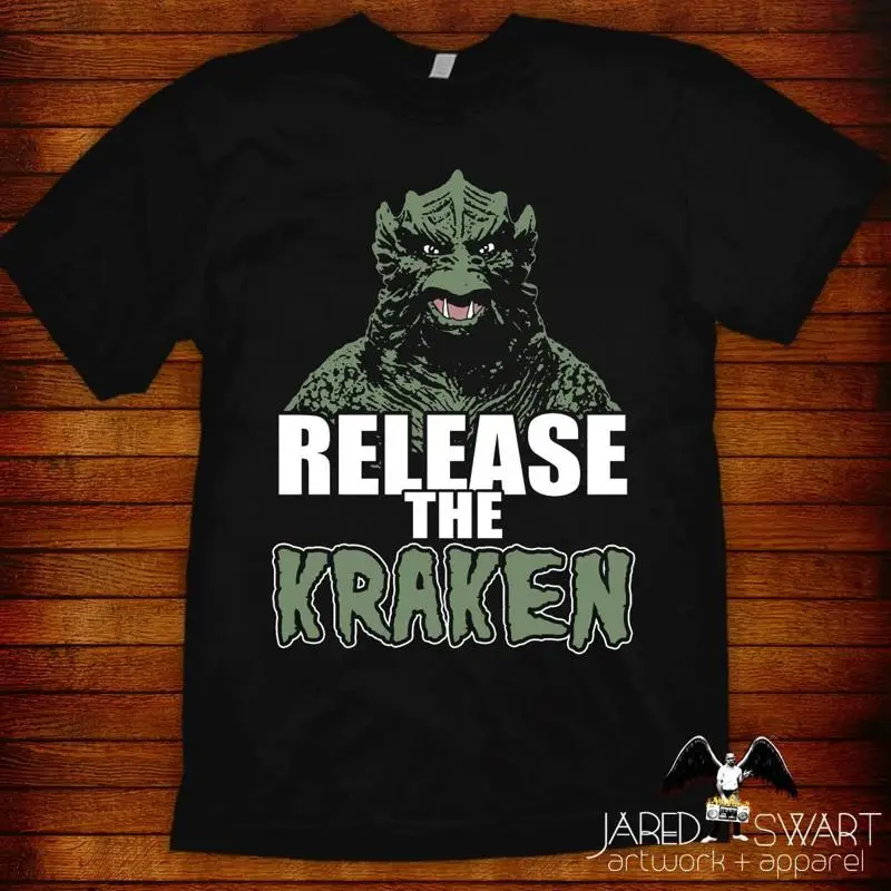Release The Kraken T-shirt Clash of the Titans (great for gifting w/ blu ray)