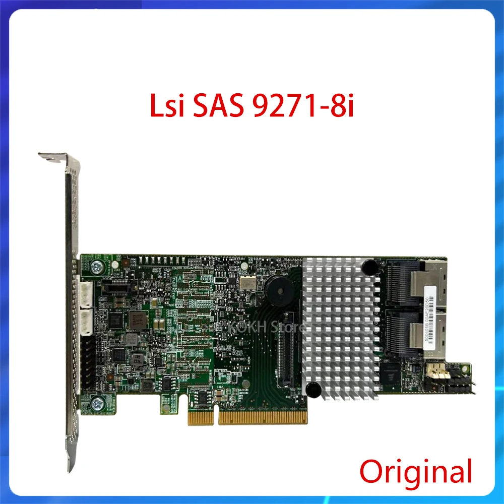 Original Lsi MegaRAID 9271-8i PCI-E 3.0 8-Port 6Gbps SAS NO cache Smart Array Card Server Array Card Raid Controller Board