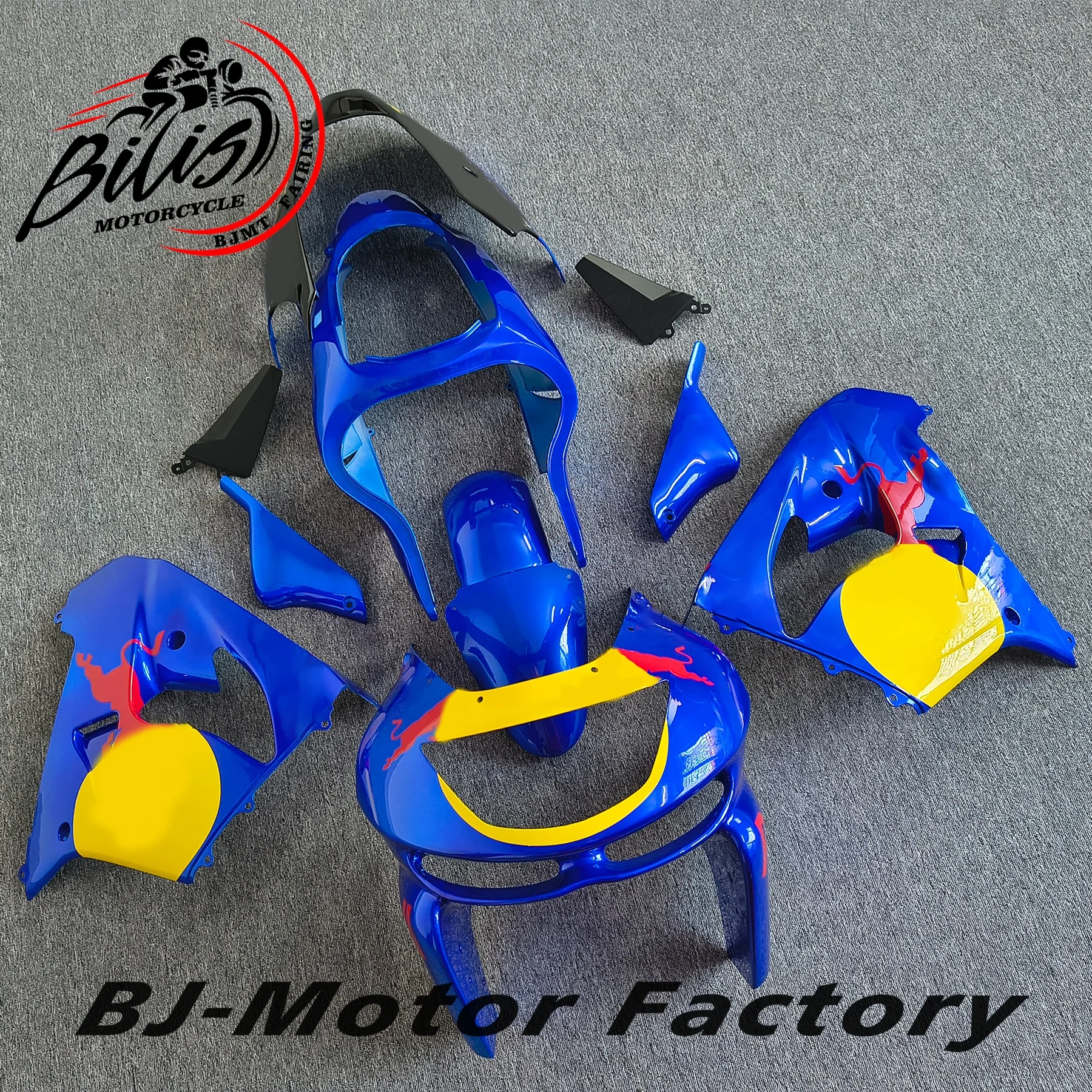 

Top-rated Motorcycle Fairings Kit for Kawasaki Ninja ZX-9R ZX9R 1998 1999 ZX 9R 98 99 Injection Cool Blue Bodywork Set