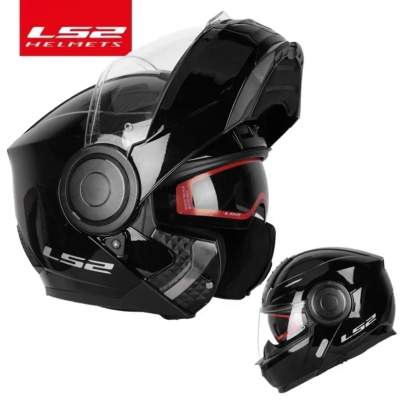 Casco LS2 SCOPE Flip-up motorcycle helmet ls2 ff902 modular double lens helmets capacete casque