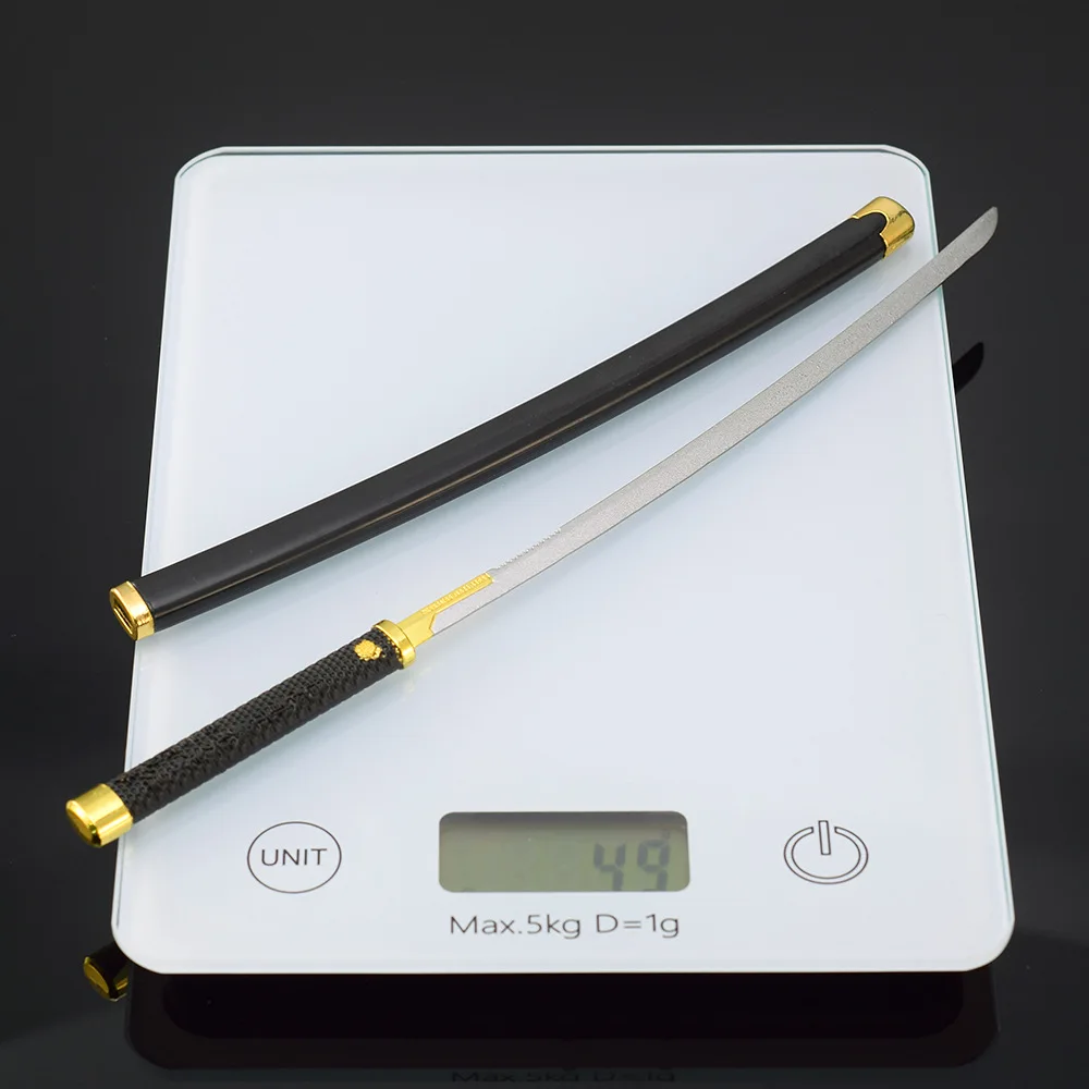 26cm 사이버펑크 코스프레 검 금속 카타나 모델 게임 주변기기 헤드헌터 유니콘 클로우 그라인딩 사무라이 무기 언컷 장난감 소년용