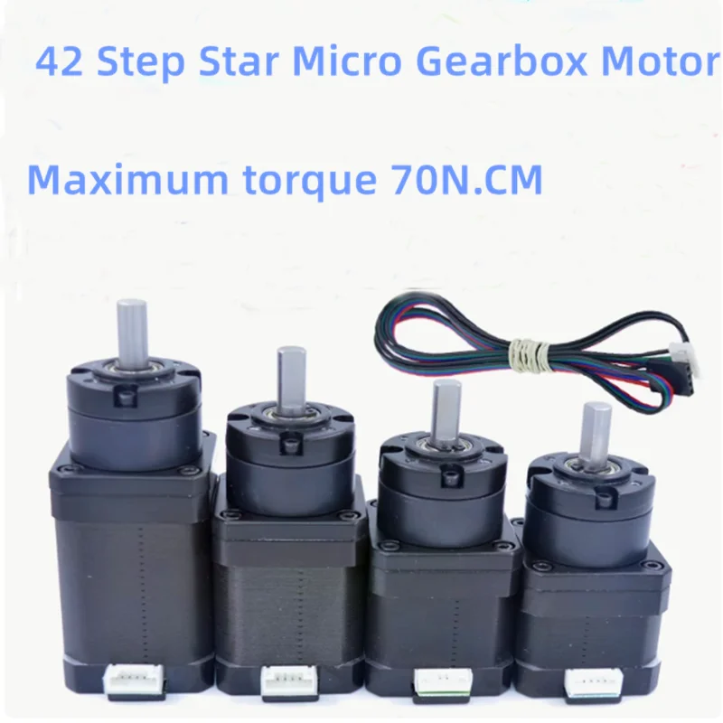 

42 Steps to Star Micro Gearbox Motor Metal Gear Low Speed Motor High Torque Medical Equipment 3D Printing