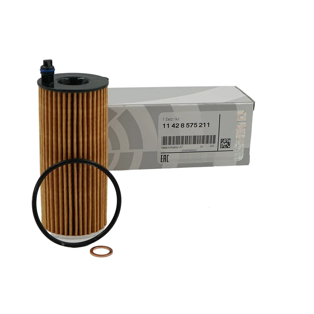 10개 고품질 오일 필터 요소 11428575211 HU6014/1Z BMW F20 F30 F32 F36 F15 G01 G30 G31 F10 F11 518d 520d 용