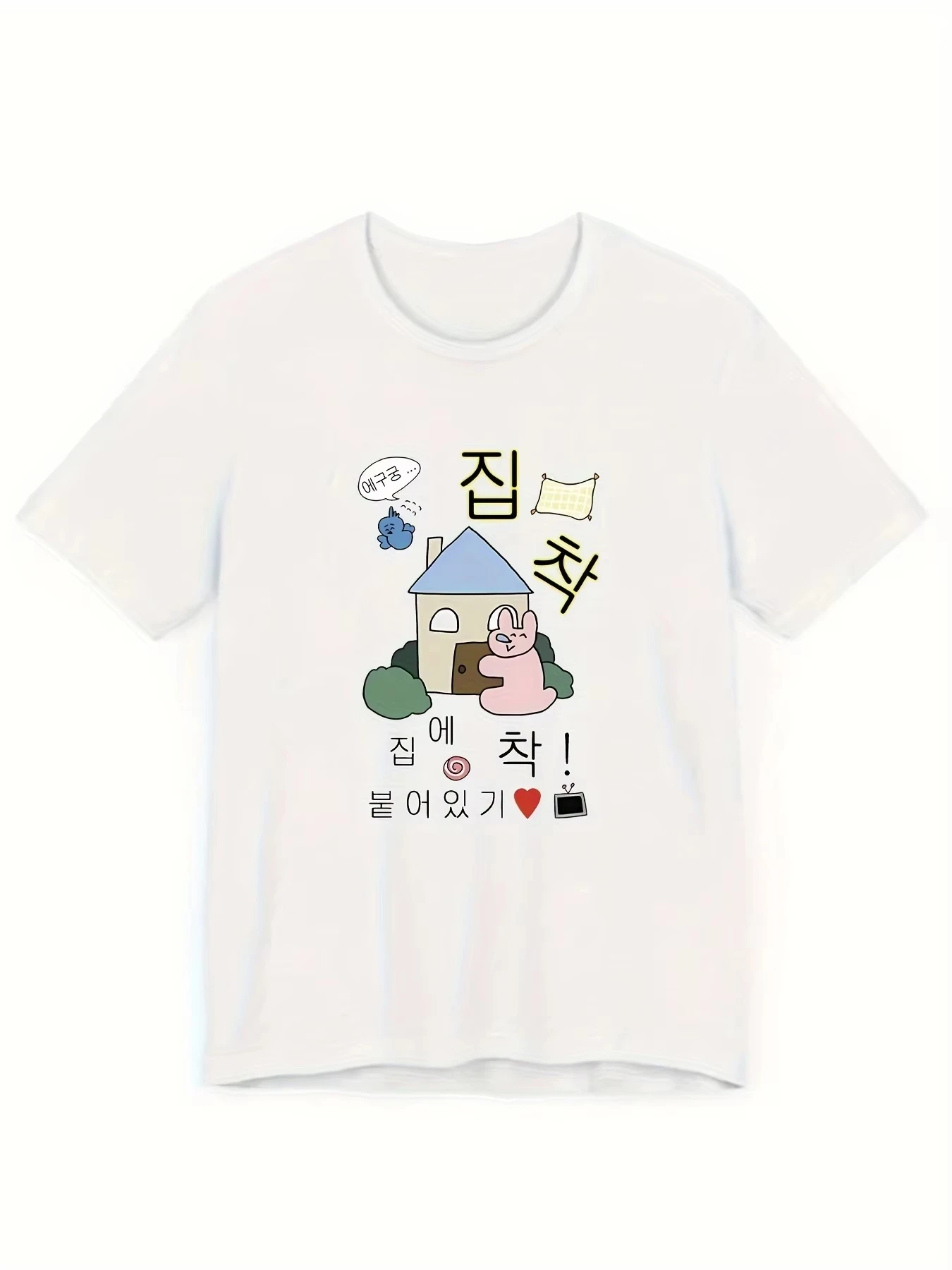 

2025 летняя новая женская милая хлопковая футболка с принтом в корейском стиле Ins Ootd в стиле ретро, уличный стиль, тонкий мягкий повседневный топ для свиданий, простой