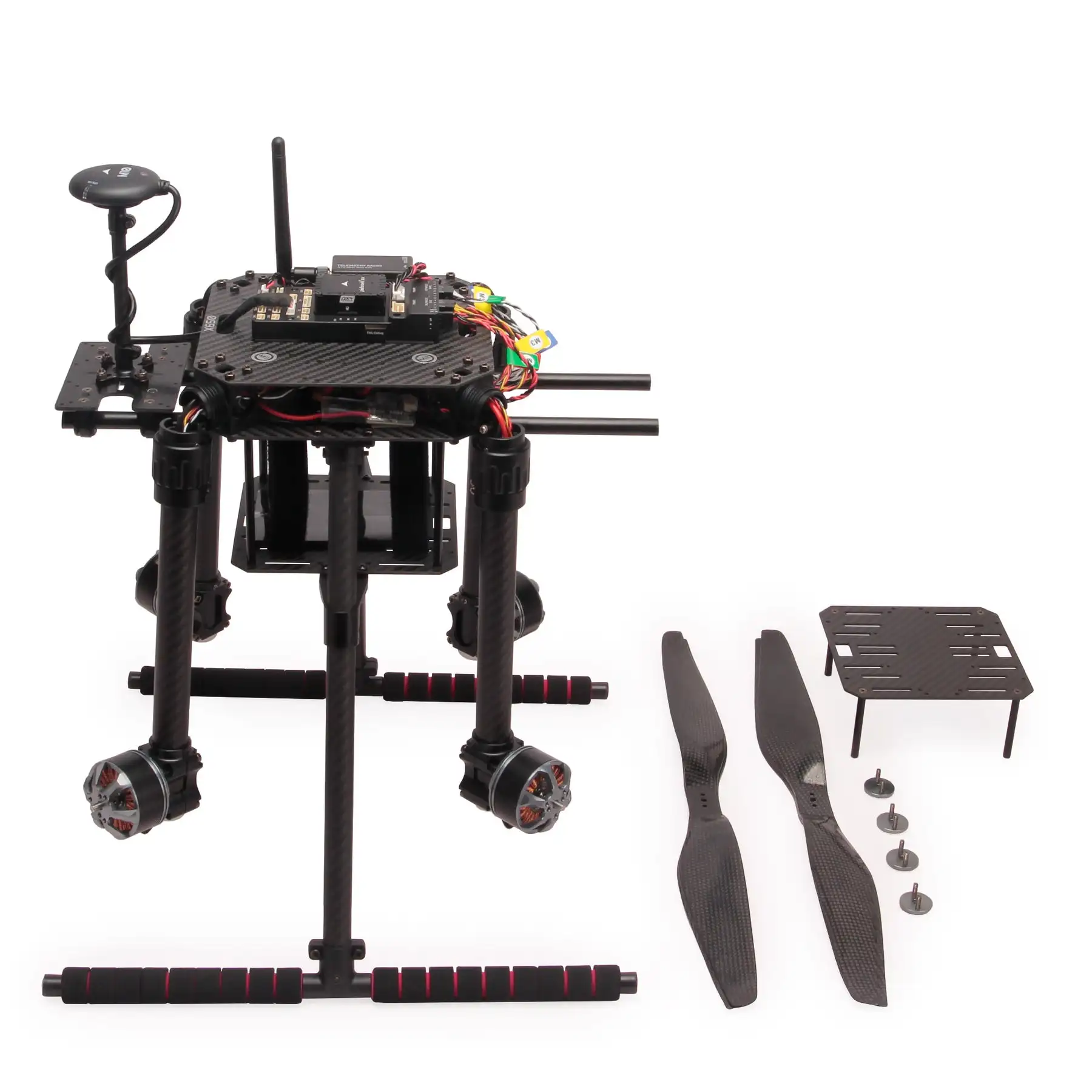 Holybro X650 Development Kit - Pixhawk 6X Flight Controller & M10 GPS & 433 MHz SiK Telemetry Radio Frequency - SKU: 30182X