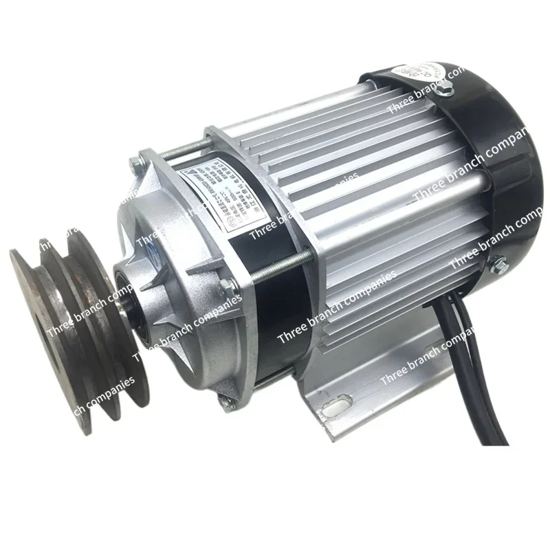 

Unite DC Reducer Brushless Motor BM1418ZXF750W500W350W48V60 Double Pulley Modification