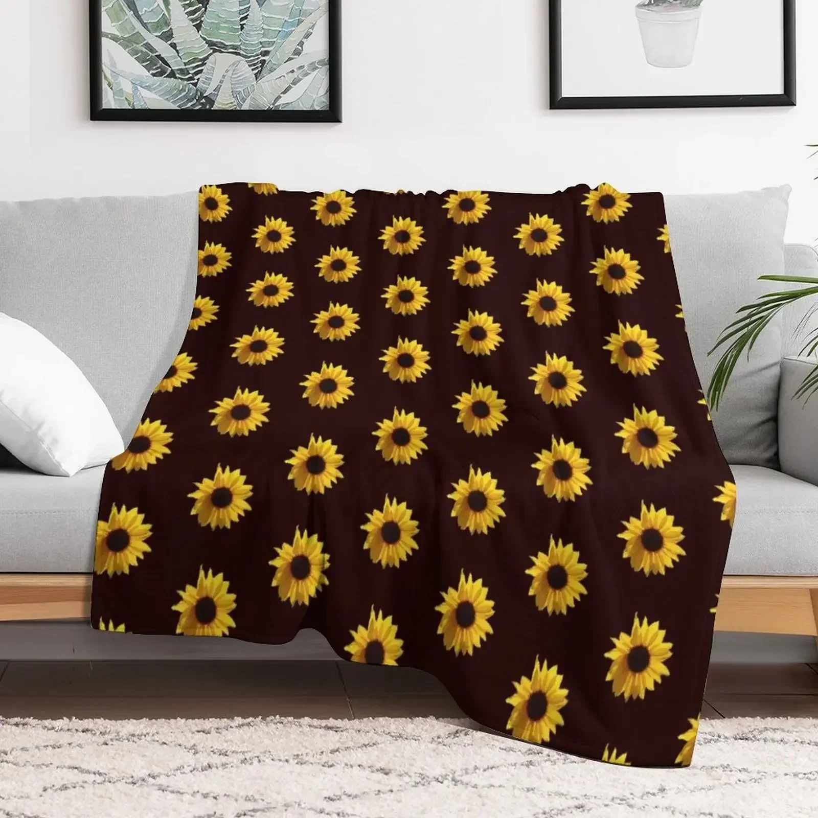 

Turns to the sun Throw Blanket For Sofa Thin halloween Bed christmas decoration Blankets