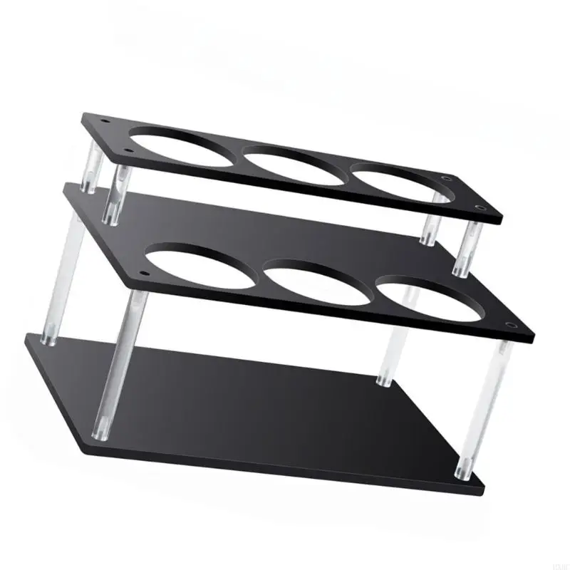 

2025 New Space Saving Acrylic Storage Stand For Coffee Bar Syrups And Home Organization