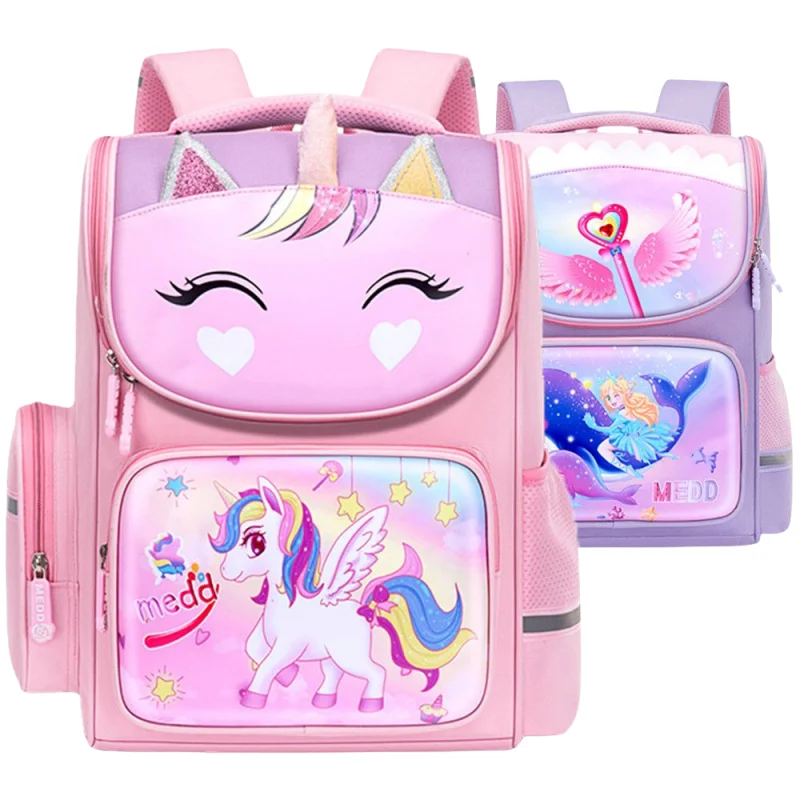 My Little Pony Cute Primary School Students 6-12 Years Old Cartoon Anime Fashion All-match Dirty and Rainproof Leisure Backpack