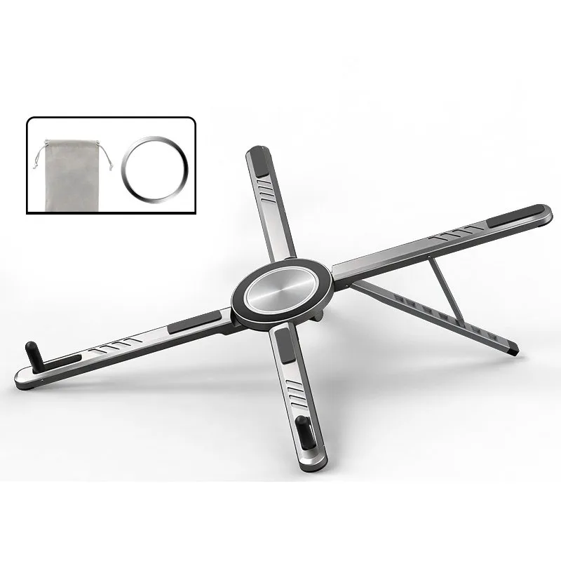 Magnetic Aluminium Alloy Handheld Mobile Phone Stand – Portable, Multi-functional Stand for Tablets, Mobile Phones and Laptops