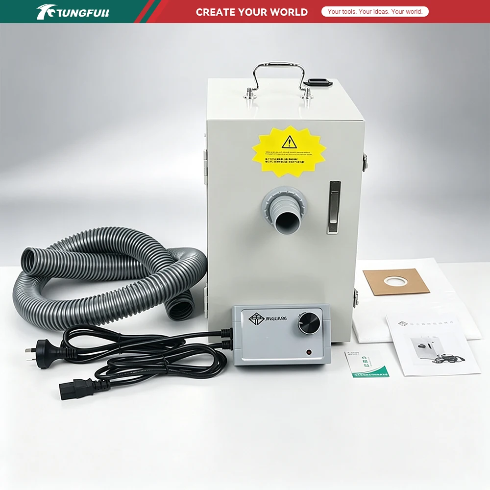 Dental Technician Vacuum Dust Collector 110V 220V Single Double Hole Powerful Suction Dental Lab Workbench Vacuum Cleaner