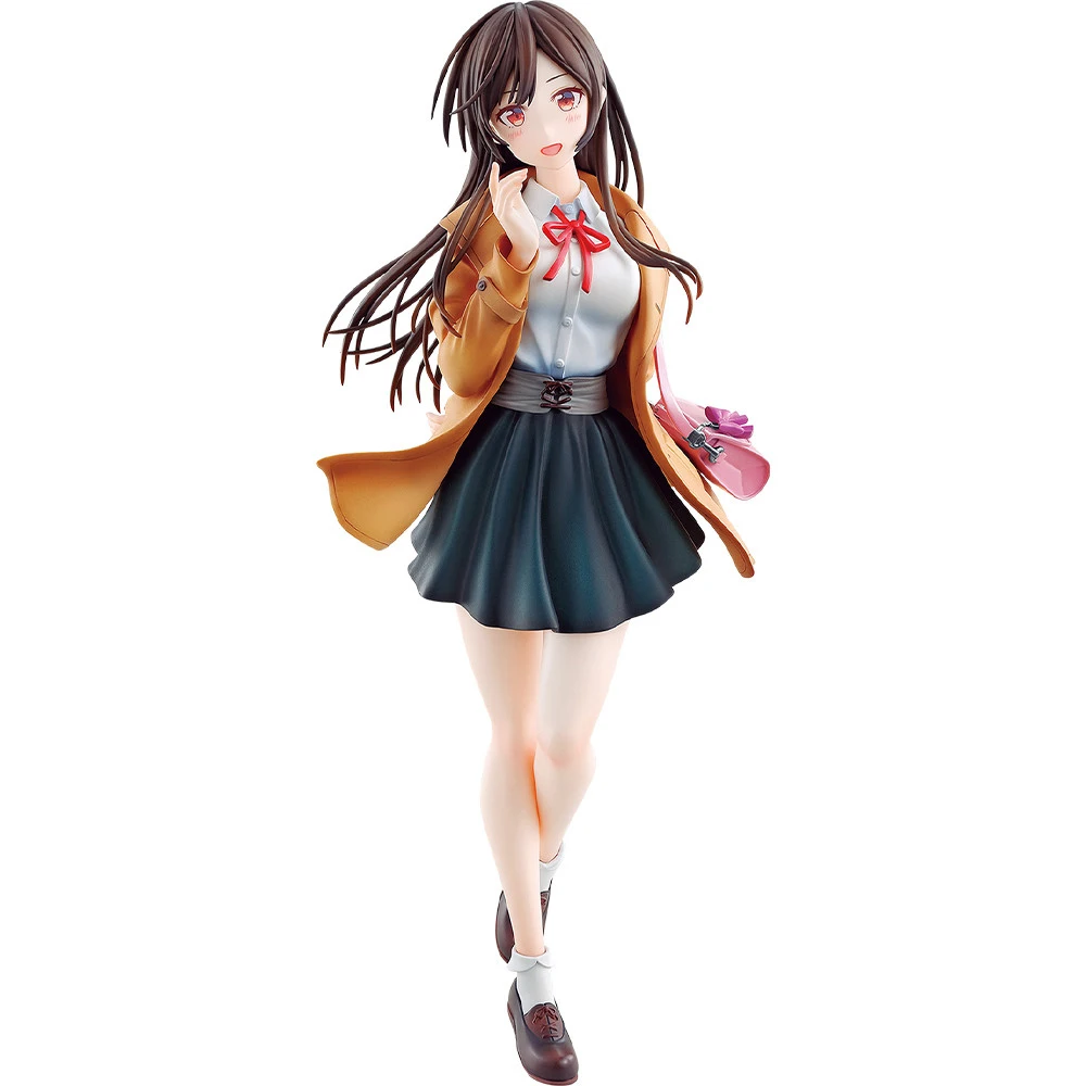 Original Banpresto Anime Kanokari Rent A Girlfriend Mizuhara Chizuru School Uniform PVC Action Figure Model Doll Toys