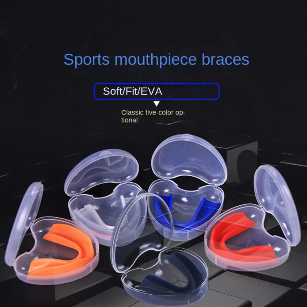 Sports Safety EVA Teeth Protection 5 Colors Professional Boxing Gum Shield Mouth Guard Adult Kids