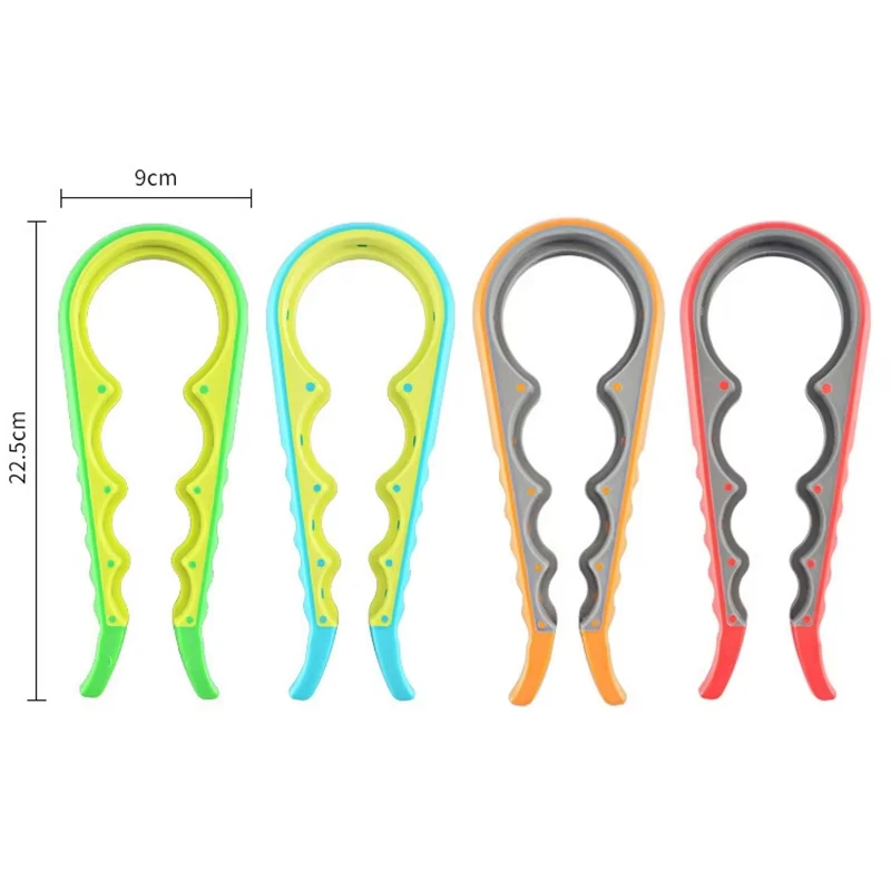 

Эргономичная открывалка для банок и бутылок 4-в-1, удобная в использовании открывалка для банок, разноцветный кухонный гаджет, подходит для домашнего использования