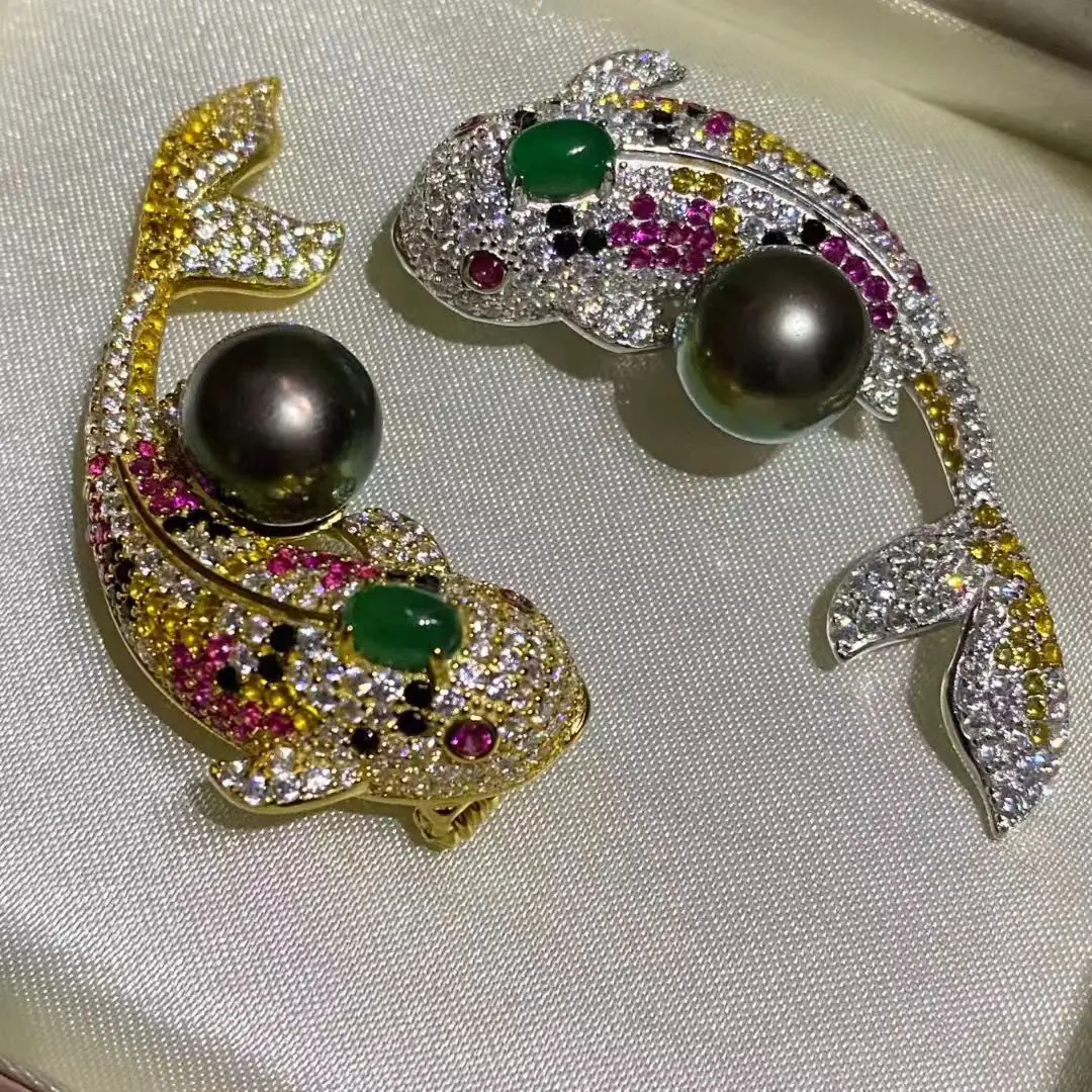 

Брошь из стерлингового серебра 925 пробы, подвеска, крепления, фурнитура, детали, аксессуары для жемчуга 9-10 мм, бусины, 5 шт./лот