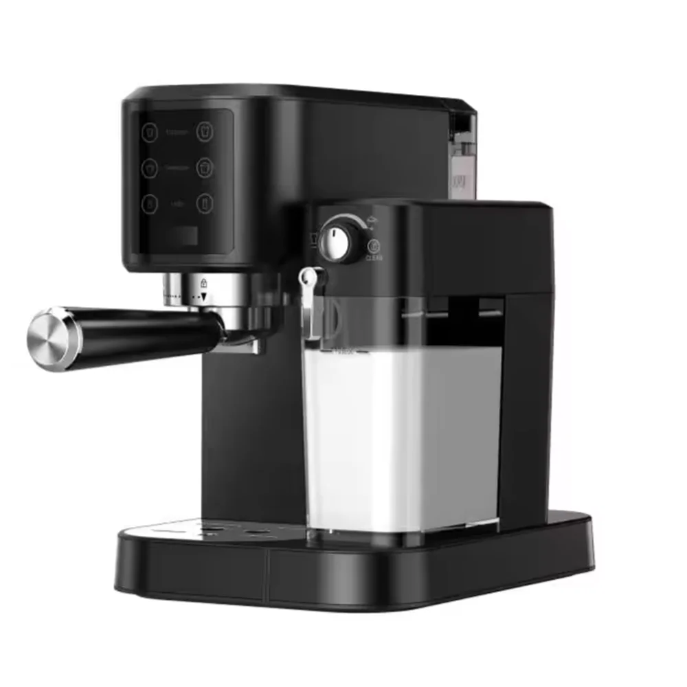 

Portable Home Commercial Use Stainless Steel Professional Espresso Coffee Maker Machine With Milk Tank