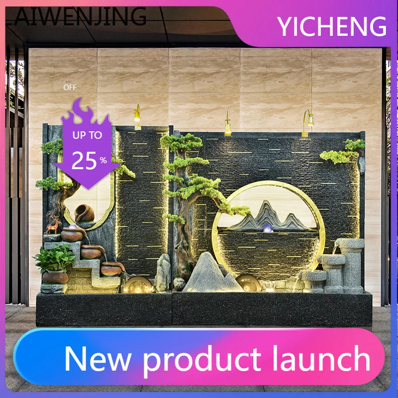 

LYY Новый китайский пасторальный фонтан-скала с водной завесой для ландшафтного дизайна и напольного декора