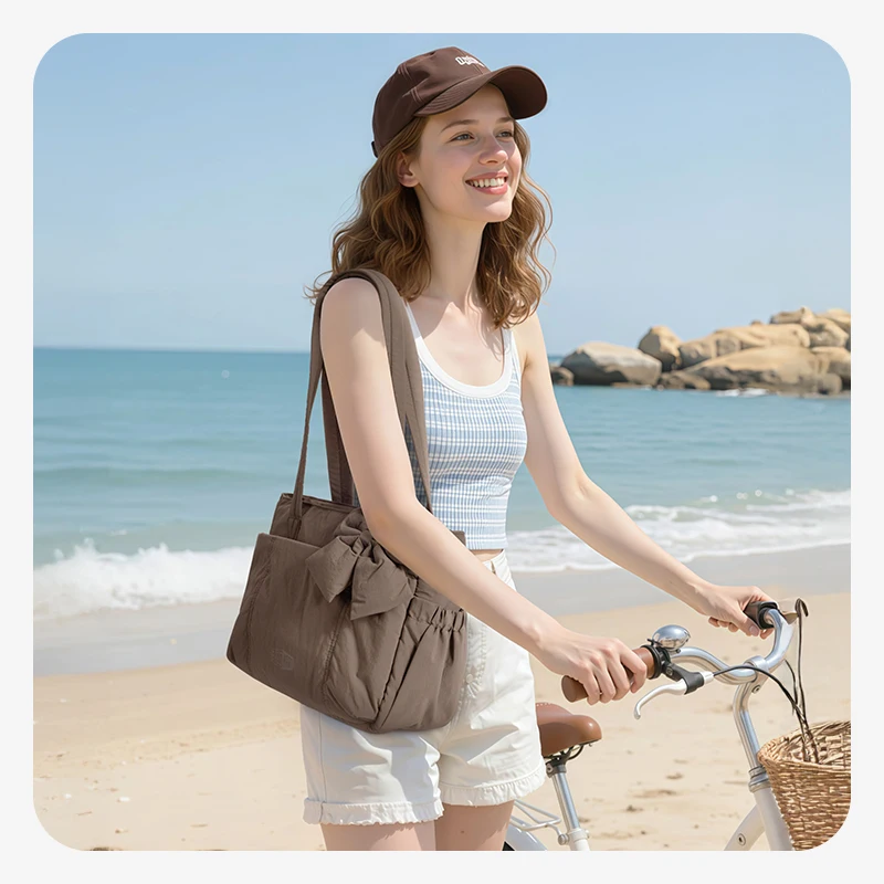 BAGSMART Shoulder Bags for Women Waterproof Tote Hobo Crossbody Bag Casual Sling Handbag Fits 14'' Laptop for Travel Workout Col