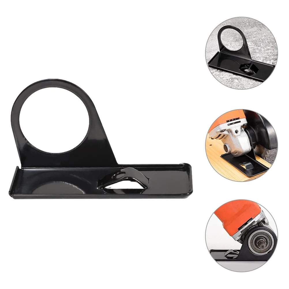 

Angle Grinder Stand Cutting Machine Bracket Fixed Holder Base Support Brackets Aluminum Half Groove Base Dirtproof Cover