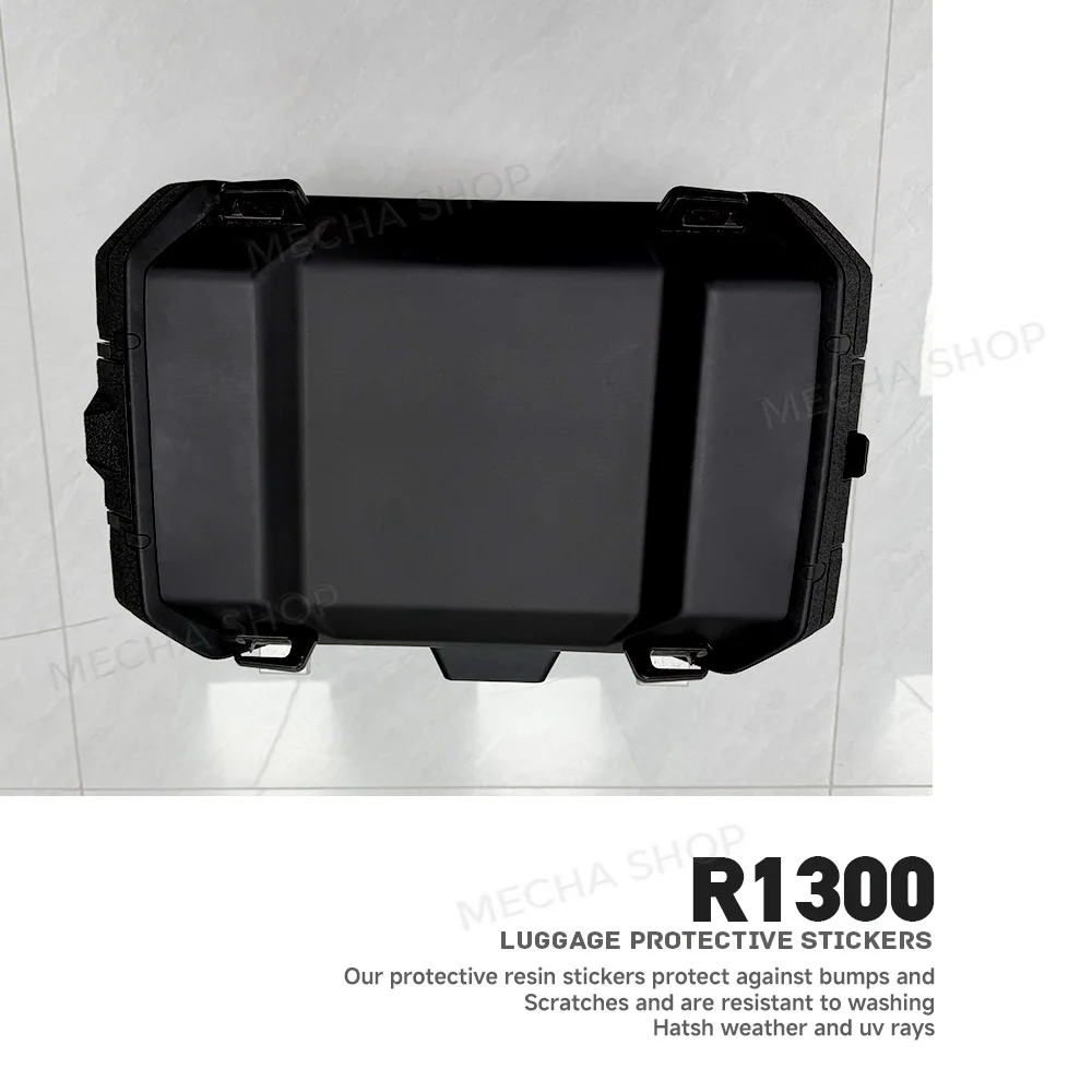 For R1300GS ADV Thickened Frosted Protective Decals Waterproof and Scratch-resistant Luggage Plastic Corner Protection Decals