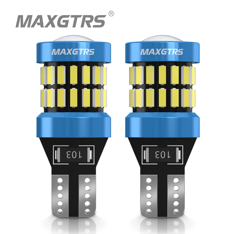 2x T15 W16W 921 912 LED 4014+3030 6000K White Red Yellow LED Backup Car Reversing Light Bulb Backup Canbus Turn Signal Lamp