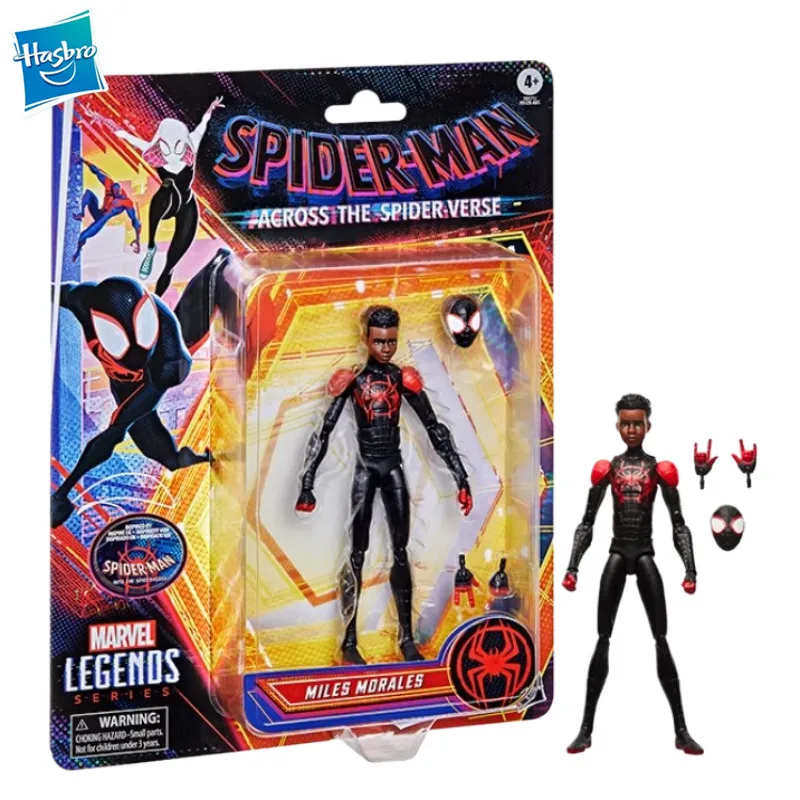 Genuíno hasbro marvel legends série spiderman 2099 através do universo peter parker pvc 15cm figura modelo brinquedo presente colecionáveis