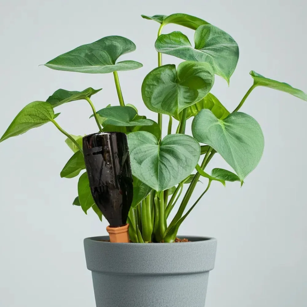4PCS Automatic Terracotta Self Watering Spikes Effort-saving Wear-resistant Potted Plant Self-Watering Stakes Handmade