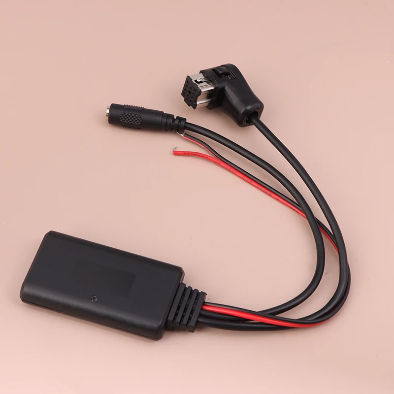 1Pc Car Bluetooth Audio Receiver+Microphone For Radio IP-BUS 12Pin Aux Receiver Adapter Bluetooth 5.0 Audio Aux-in Cable Adapter