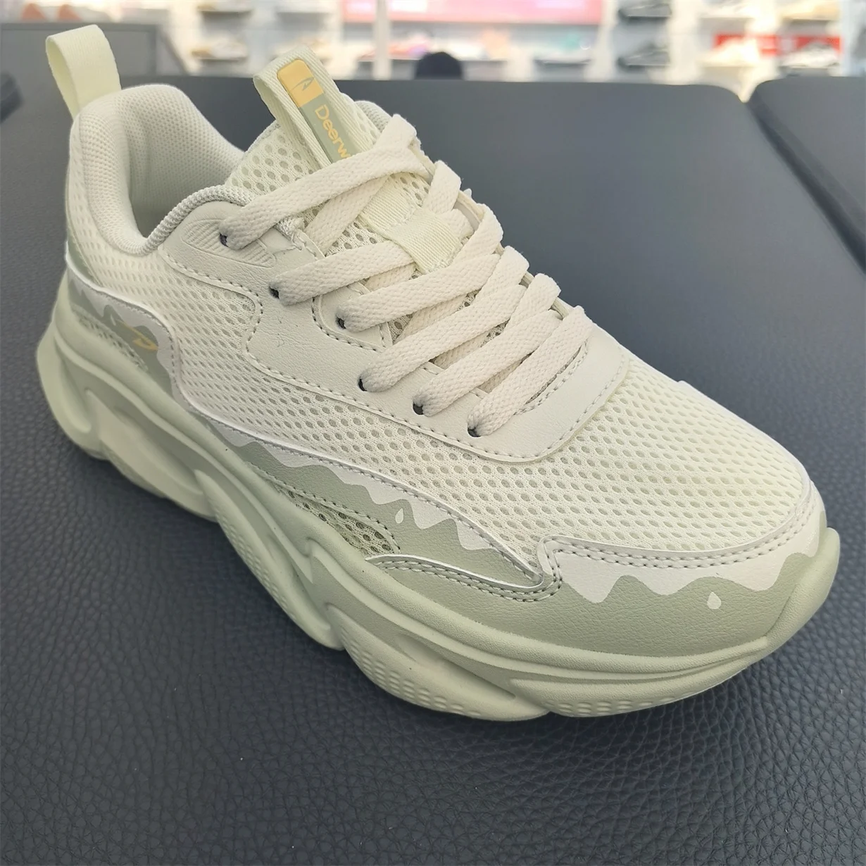 Deerway Zapatos para correr para mujer, absorción de impactos, parte inferior hueca, antideslizantes, resistentes al desgaste...