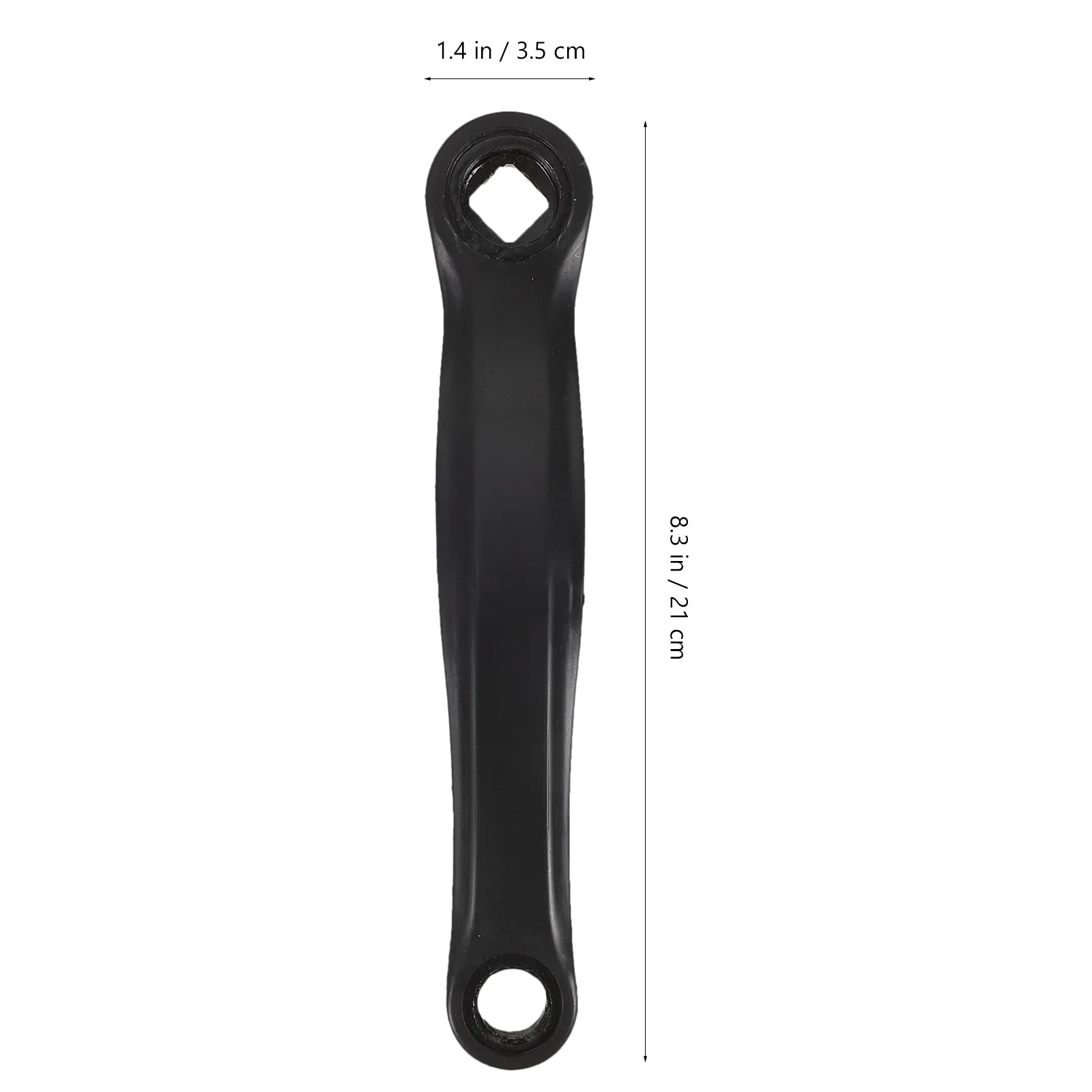 Allow Low Profile Left Crank Left 170mm Horizontal Square (Black Diagonal Square Hole) bike crank tool