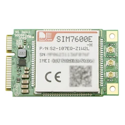 SIMCom SIM7600E-H MiniPCIe 150Mbps/50Mbps Cat.4 Cellular Wireless GNSS LTE 4G Module SIM7600 SIM7600E H Mini PCIe