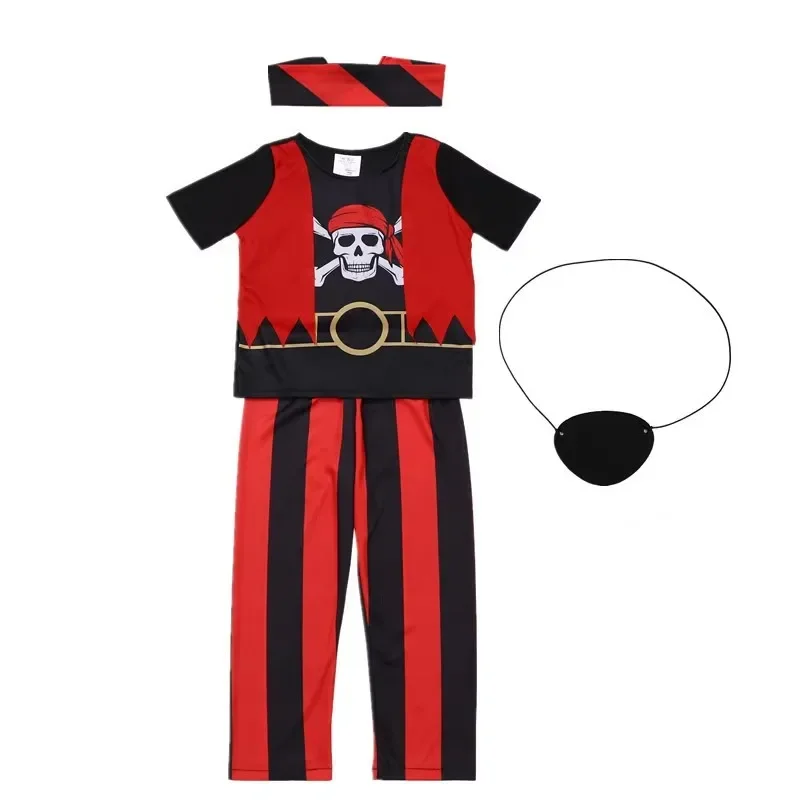 Kinder-Rollenspielkleid Mädchen Piraten-Cosplay-Tutu-Kleid Komplettes Zubehörset Halloween-Kostüm für Karnevalsparty-Verkleidung – Detail 7