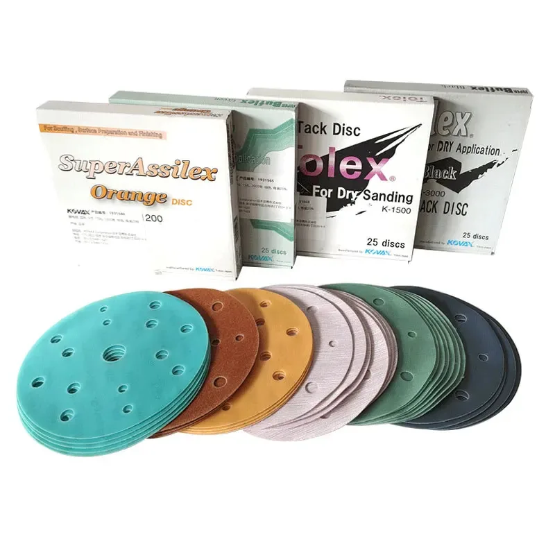 

Наждачная бумага Kovax Super Assilex 6 дюймов, 150 мм, 1 коробка, японские абразивы
