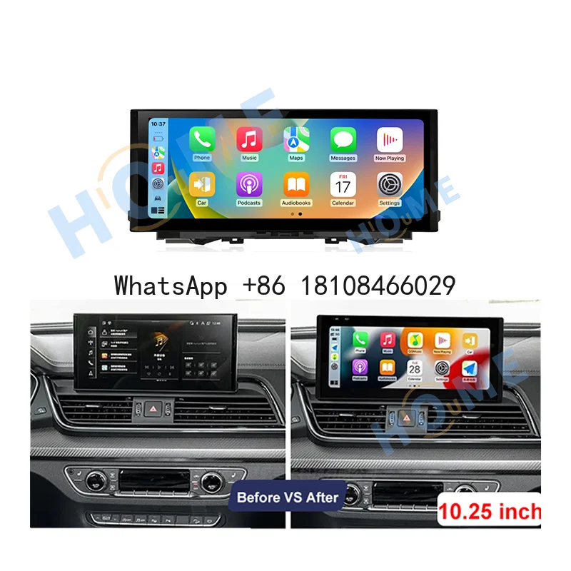 

Factory Price Car Video Players for 2017 AUDI Q5 Q5L 08-21 12.5" Android14 AUTO Carplay GPS Navigation Central Multimedia