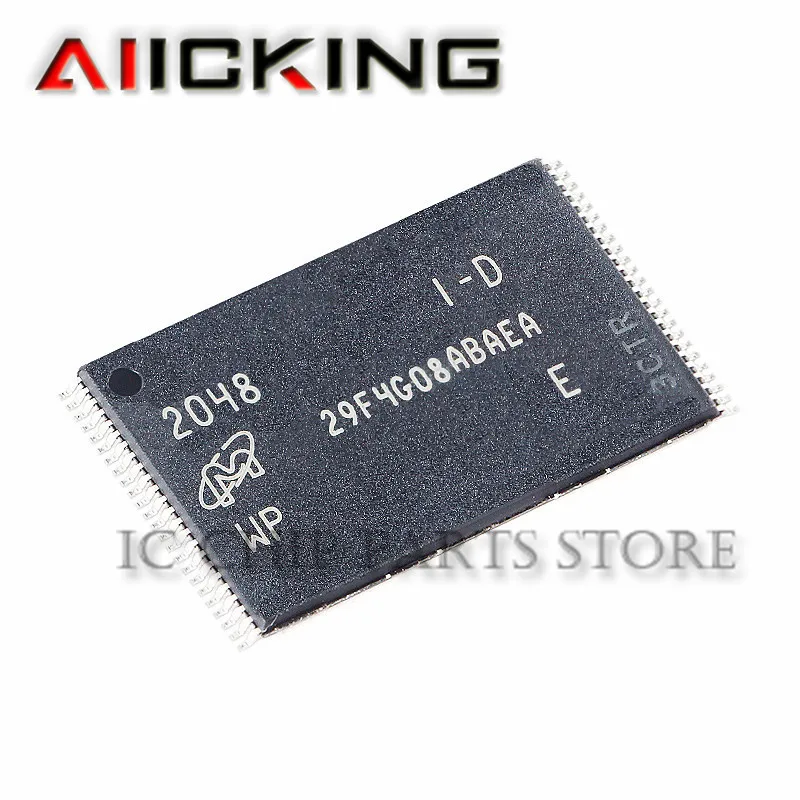 MT29F4G08ABAEAWP:E, TSOP-48 SLC NAND 플래시, 병렬 3.3V, 4Gbit, 512M x 8 비트, 48 핀 TSOP, 정품 IC 칩, 주식 있음, 5 개/로트