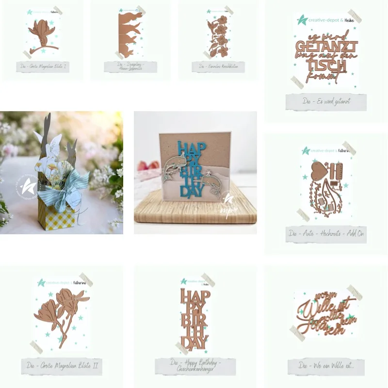Dance like a feast on the table Cutting Dies Scrapbook Diary Decoration Stencil Embossing Template DIY Greeting Card Handmade