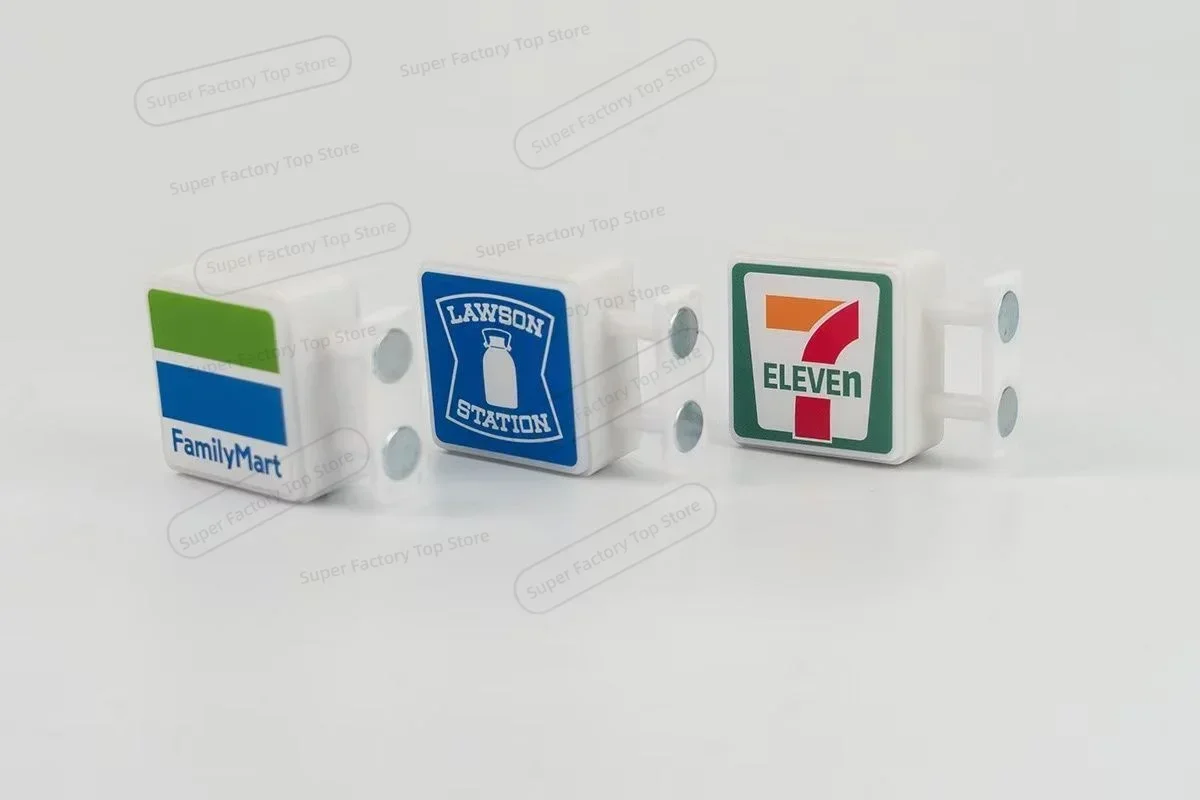 Leuchtender Kühlschrankmagnet Mini 711 Whole Family Store Magnetisches Leuchtschild Kühlschrankaufkleber Kreative Heimdekoration Magnet-Ornament – Detail 5