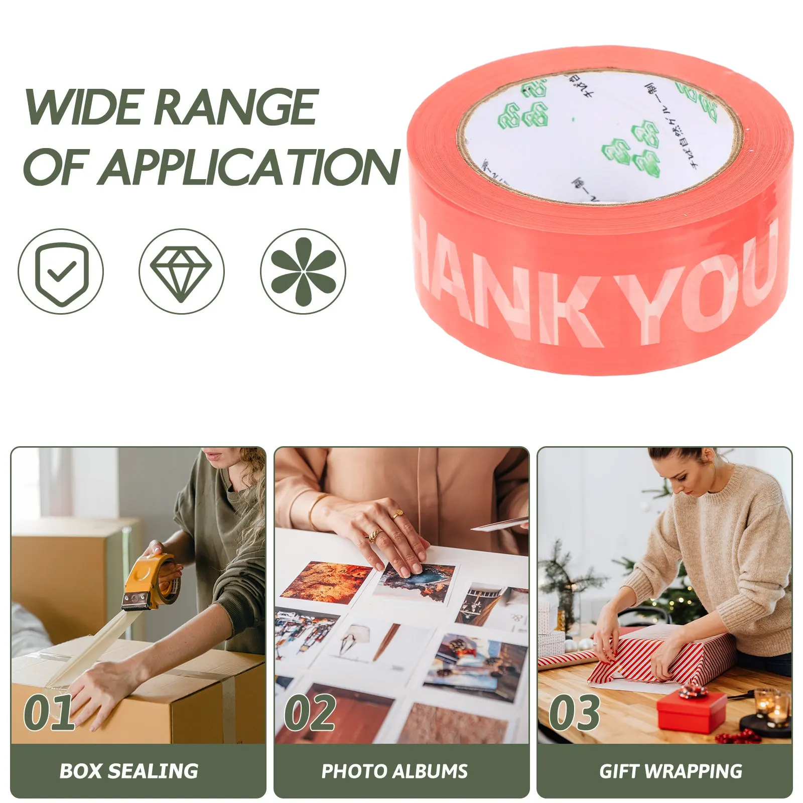 

1 рулон розовой самоклеящейся декоративной клейкой ленты для упаковки товаров, офисных принадлежностей, праздничных подарков и творческого оформления дома