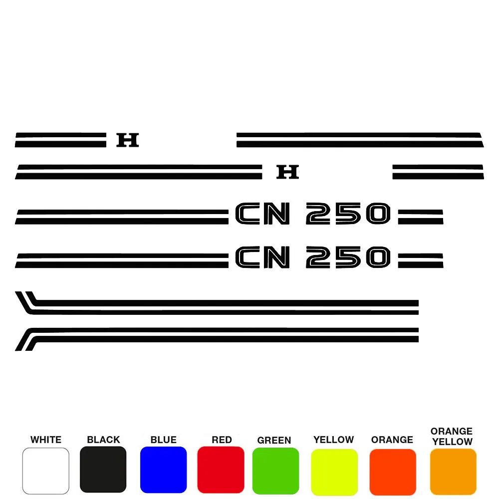 Compatible For Honda CN250 Motorcycle Decals Stickers Kit