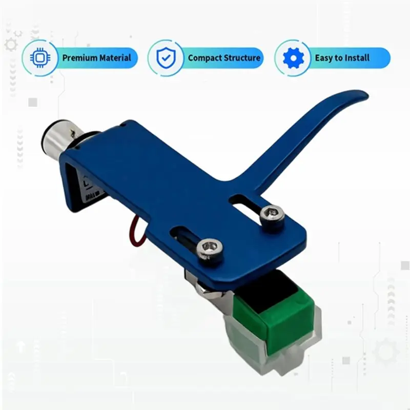 ABGN SH4 Universal Turntable Headshell For AT-3600L Magnetic Cartridge Stylus Pre-Mounted For LP Vinyl Record Player