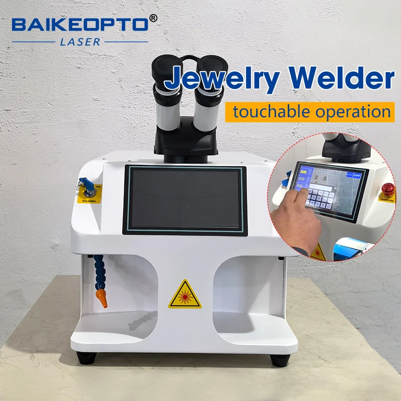 BK-JW100A Enclosed Desktop Jewellery Laser Welder Compact Hexagon Cabinet Layout Convenient Operation
