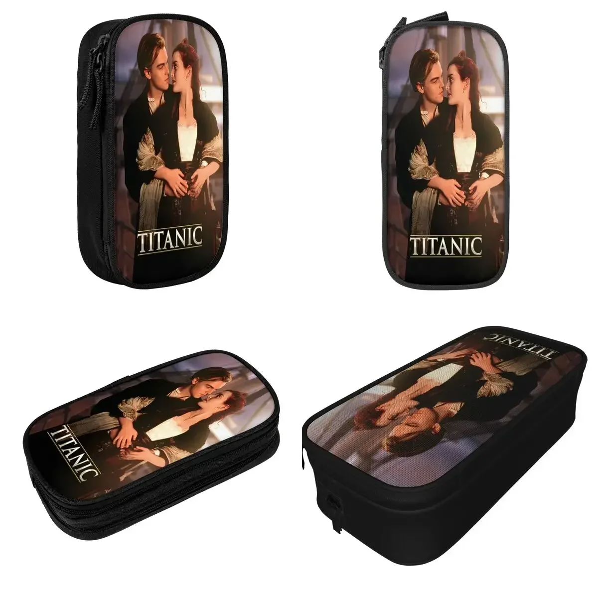 

Titanic Movie Fans Pencil Case Pencilcases Pen Box for Student Big Capacity Bag School Supplies Gift Stationery