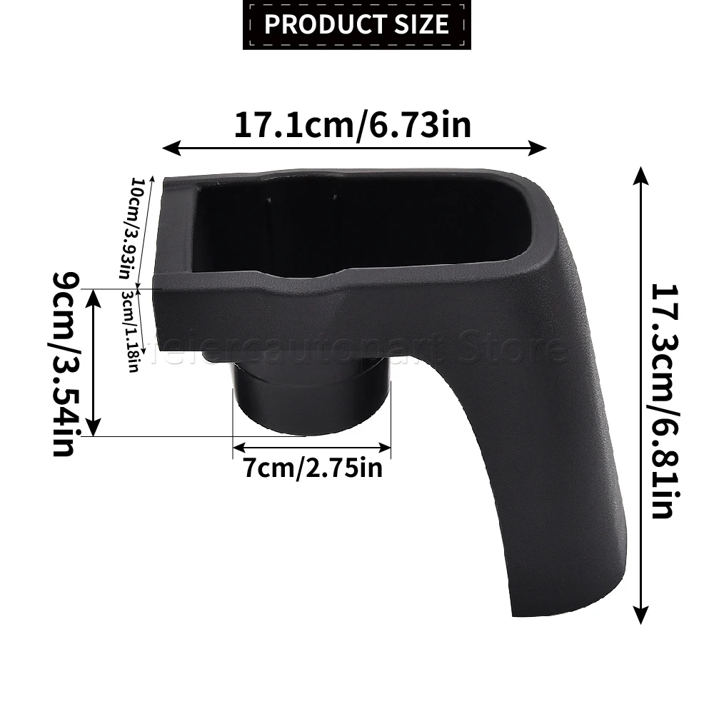 OEM 13205090 460029937 For Opel Vauxhall Corsa D MK3 2006-2014 ABS Rear Cup Holder Coin Tray Center Console Interior Spare Parts - view 2