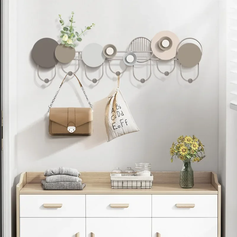 Key & Coat Hanger Nordic Wall Hooks for Porch or Door No Perforation Design Simple and Elegant Entryway Decoration for Home 2