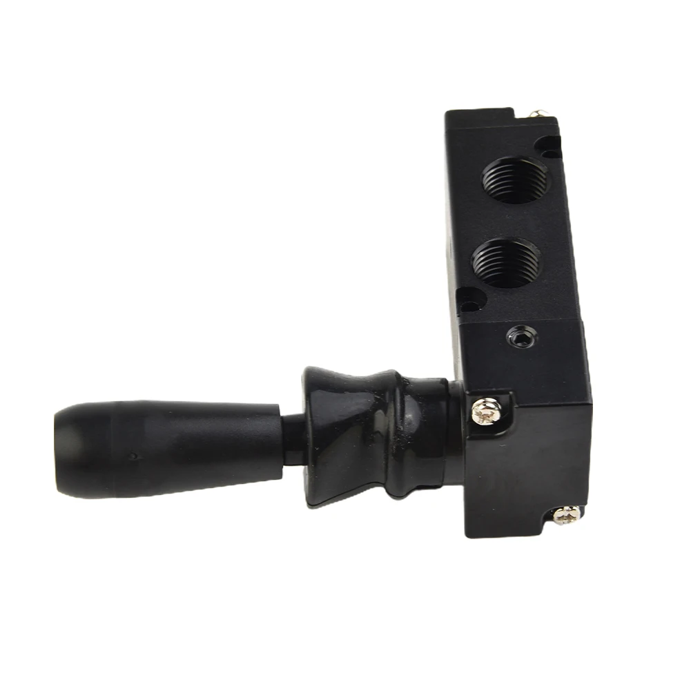 Hand Pull Lever Pneumatic Air Valve 4H210-08 5 Port 2 Position 1/4In PT Control Power Tool Accessories
